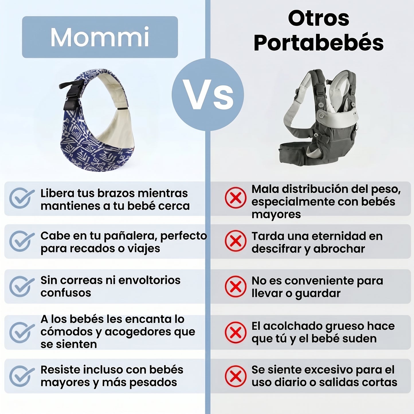 Portabebé Mommi  Siempre cerca